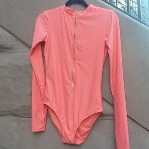 Mott50 Mila orangr watermelon SPF proof rashguard